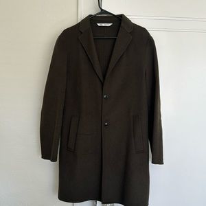 Men’s Olive Zara Overcoat